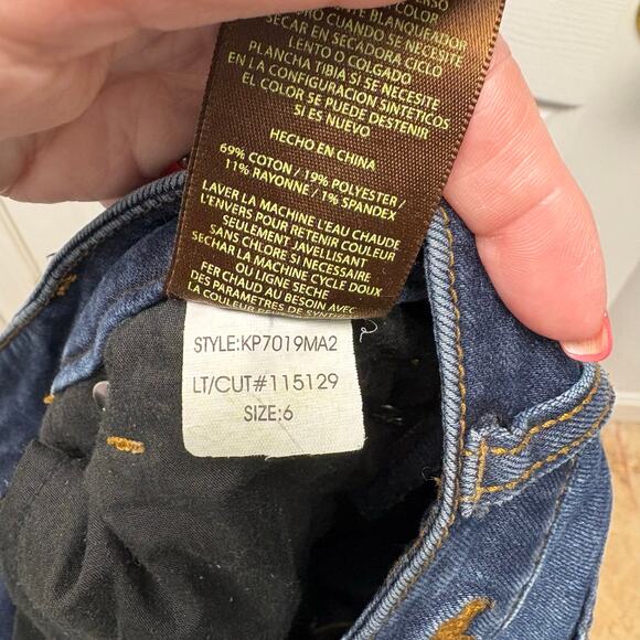 Kut From the Kloth Jeans Skinny Zip Ankle Medium Wash Size 6 - Picture 7 of 7